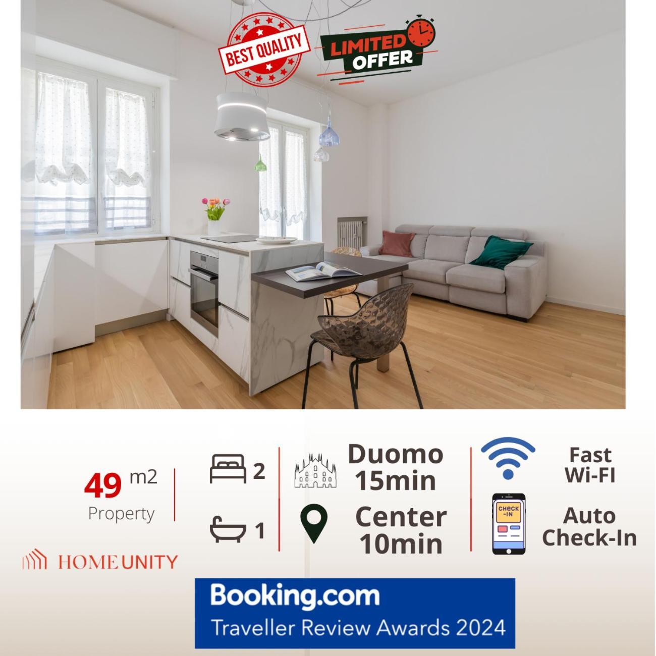 Design Premium Apartment In Center Milan - Homeunity Exterior foto